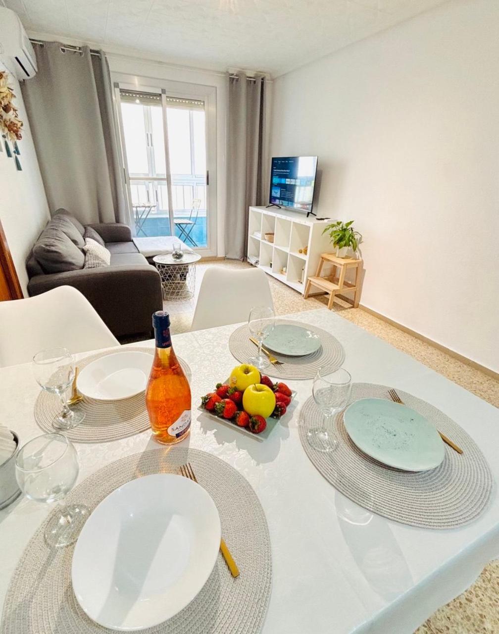 Precioso Apartamento Playa Pinedo Valencia Bagian luar foto